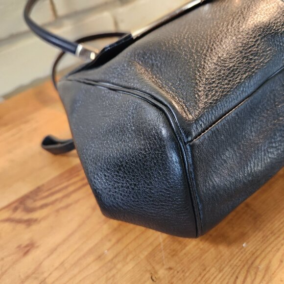 Euc Coach Madison Black 2 Way Shoulder Bag Handbag - Picture 9 of 13